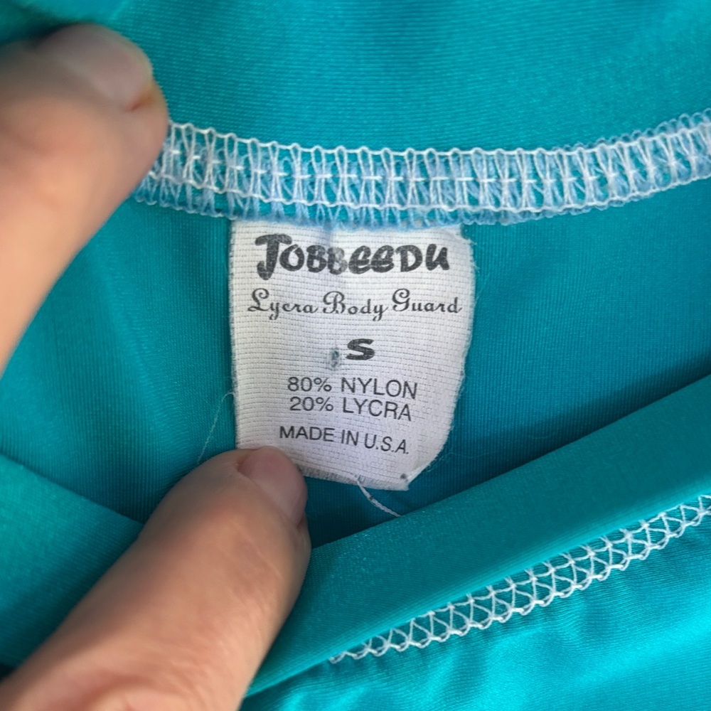 GENTLY WORN JOBBEEDU VERY PRETTY TEAL SLEEVELESS TOP SIZE SMALL - Picture 5 of 14